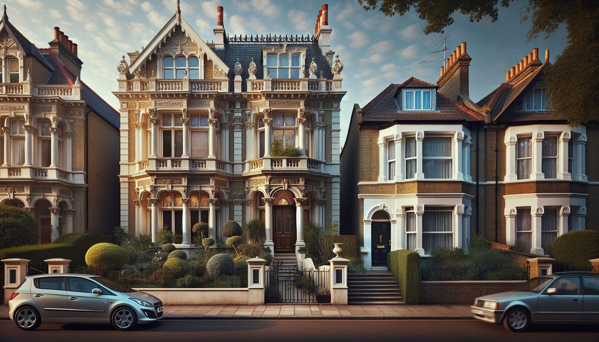 Council tax high value homes compared to modest properties in the UK